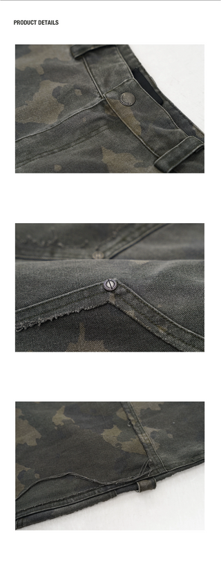 [MASONPRINCE] Camouflage Logger Pants