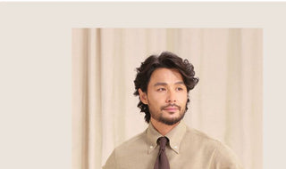[CULTUM] Italian Pointed Collar Button-Down Shirt