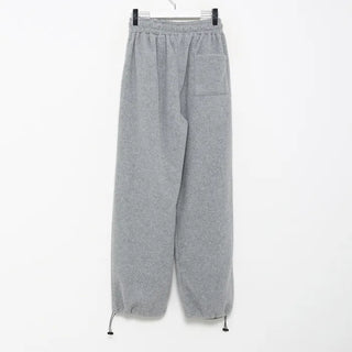 (Unisex) Fleece-stuffed elastic waist pants