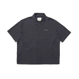 [Monterest] Arc Seam Short Sleeve Layered Shirt