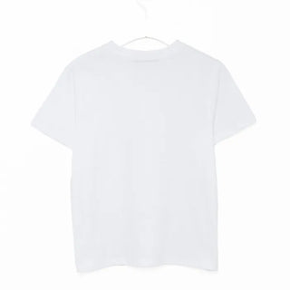 Basic semi-cropped color T-shirt