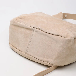 Strap Suede Shoulder Bag