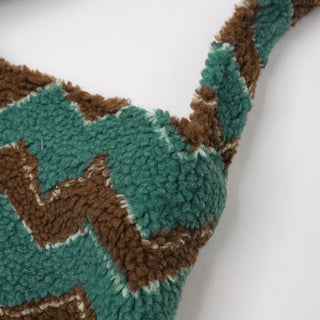 Pattern Point Boa Shoulder Bag