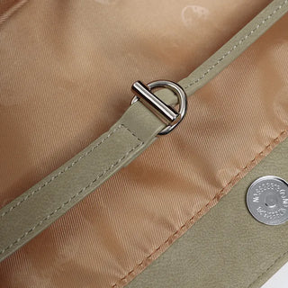 Suede shoulder bag