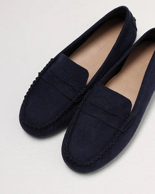 Suede loafers