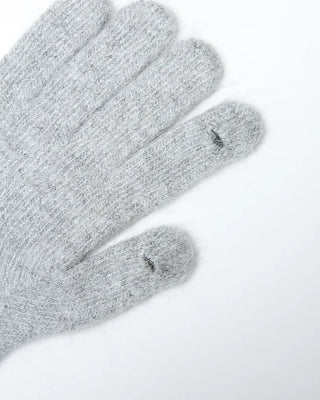 Angora colored gloves