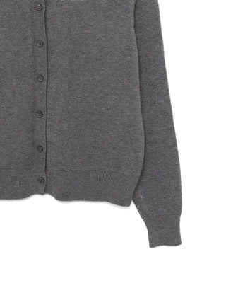 Classic round neck cardigan