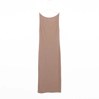Basic slim long dress
