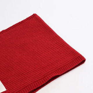 Knitted long scarf
