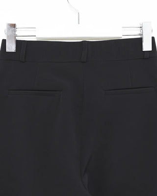 High-waisted banding pintuck slacks