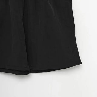 Nylon Banding Half Pants
