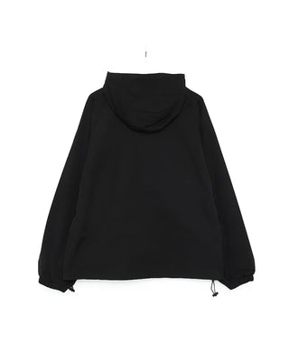 Oversized hooded windbreaker