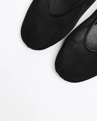 See-through Mary Jane Flats