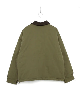 Oversized color-accented blouson