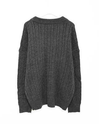 (Unisex) Oversized Cable Knit
