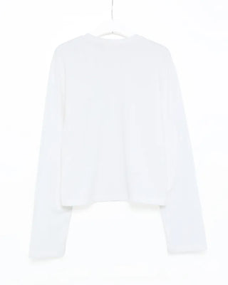 Brushed round neck T-shirt