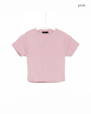Cropped soft t-shirt