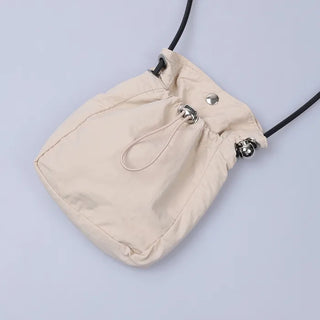 Shirring Point Crossbody Bag