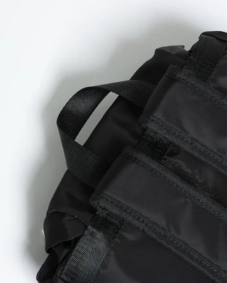 Square pocket nylon backpack