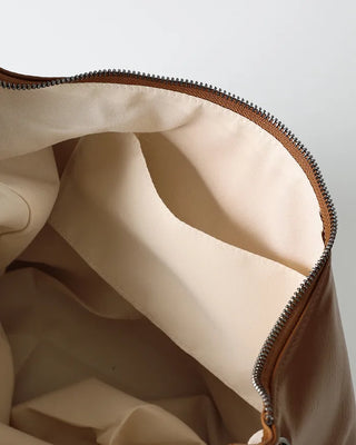 Leather Twist Shoulder Bag