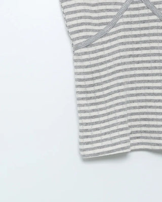 Striped camisole and cardigan set