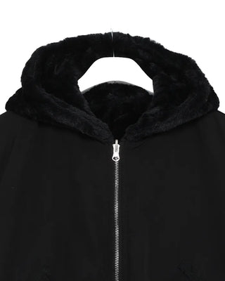 Oversized fur blouson