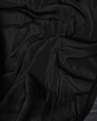 Eco-leather oversized padded jacket