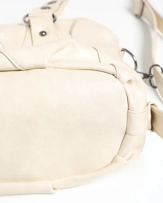 Zip Detail Motor Boston Bag