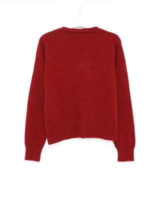 Gold button detail knit cardigan