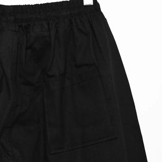 One-pleat low-waist slacks