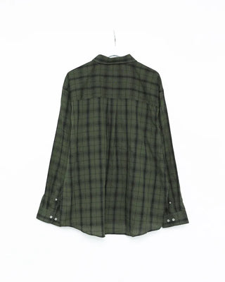 Oversized check shirt