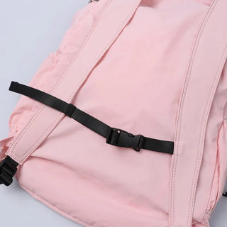 Casual zippered backpack