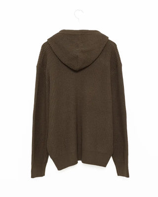 (Unisex) Knit Hooded Hoodie