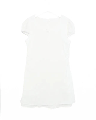 Ribbon puff mini dress