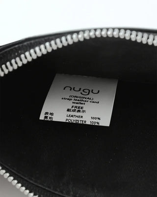 [2nd Re-release] (ORIGINAL) Strap Leather Card Wallet (black)