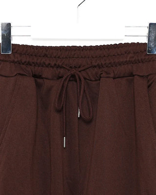 Elastic wide sweatpants