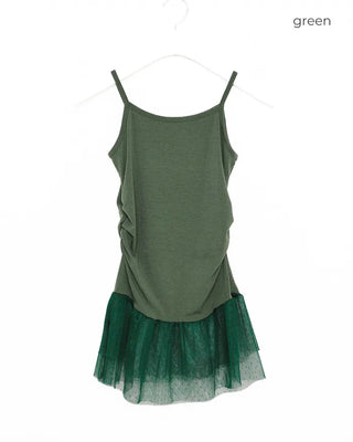 Polka Dot Frill Layered Camisole