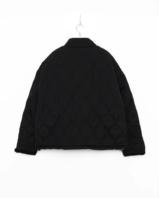 Wave quilted jacket
