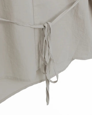 Shirred sleeveless blouse