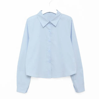 Twist knit cardigan and shirt set