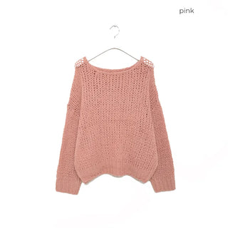 Loose-fit colored knit