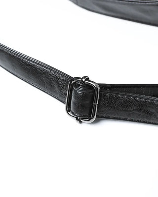 (Unisex) Two-Pocket Shoulder Bag