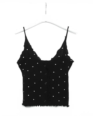 Knit sleeveless cardigan set