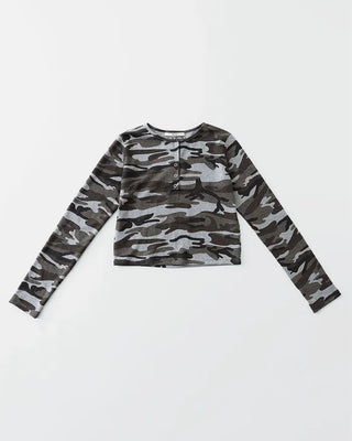 [4th Re-release] (ORIGINAL) Lettering Camo Long Sleeve T-Shirt