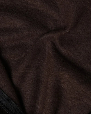 High-neck simple fleece hoodie