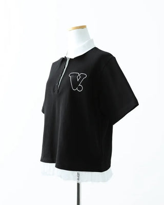 (ORIGINAL) V-Lace Polo T-Shirt