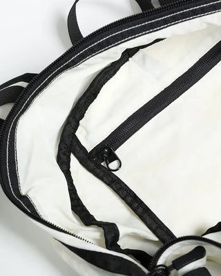 Nylon backpack with side pockets
