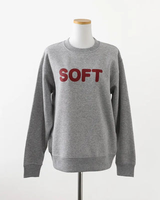 (ORIGINAL) SOFT Lettering Sweatshirt (Fleece-lined)