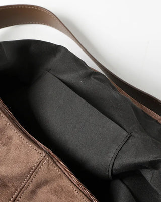 Suede Shoulder & Crossbody Bag