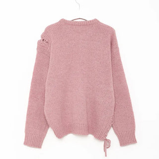 Eyelet Shoulder Knit